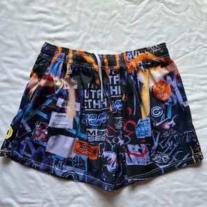 Inaka Power Graffiti Mesh Gym Shorts